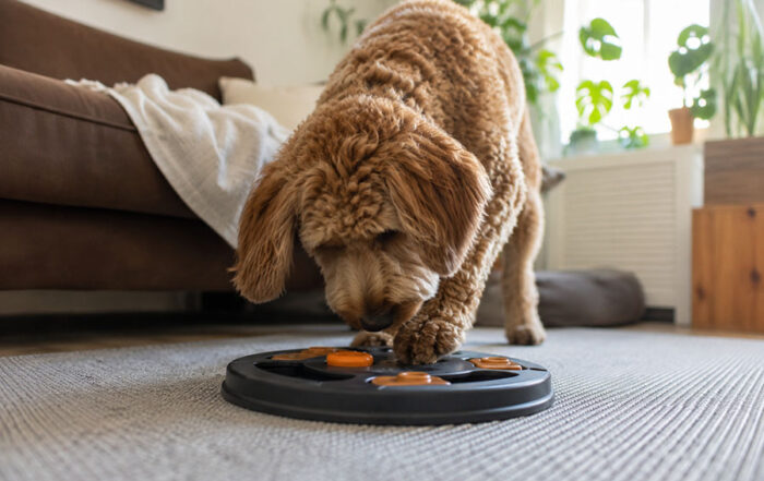 hond doet hersenwerk